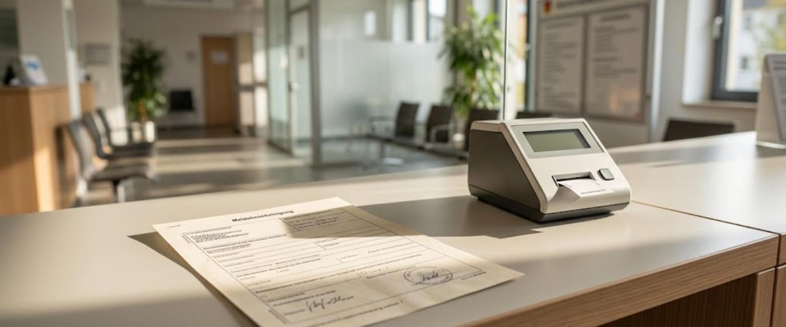 Alman belediyesinde Bürgerbüro ve ikamet belgesi